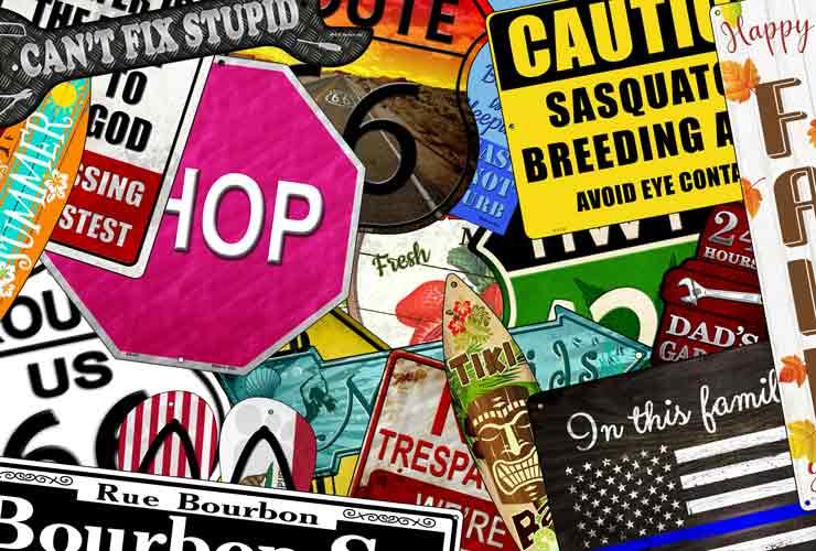 Novelty Signs