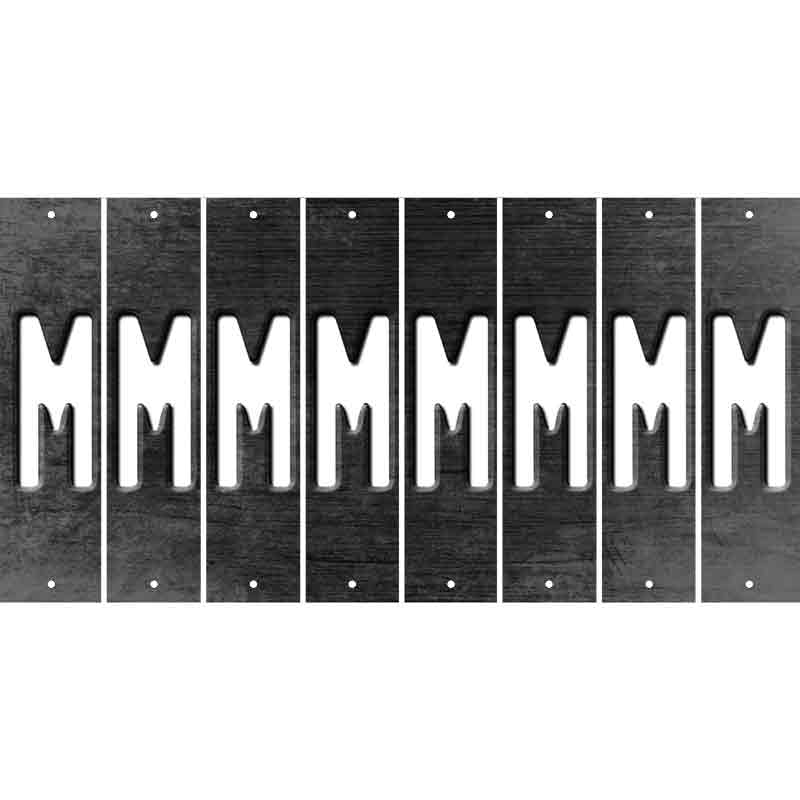 Black Oil Rubbed Cut Fun Strips (Set of 8) N