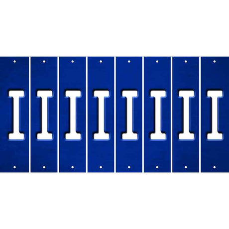 Blue Oil Rubbed Cut Fun Strips (Set of 8) J