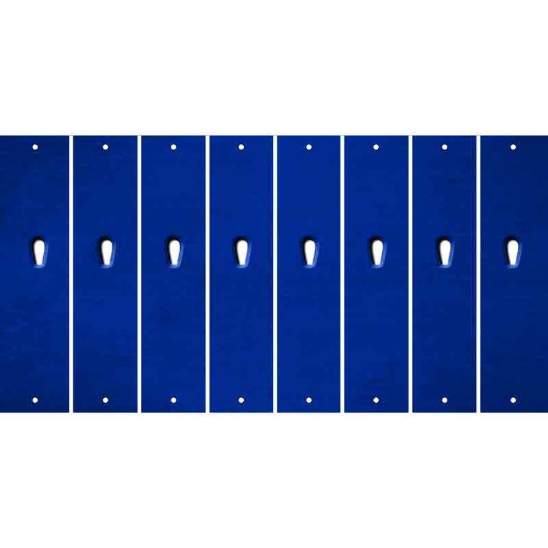 Blue Oil Rubbed Cut Fun Strips (Set of 8) $