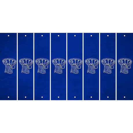 Blue Oil Rubbed Cut Fun Strips (Set of 8) BAT