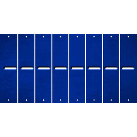 Blue Oil Rubbed Cut Fun Strips (Set of 8) /