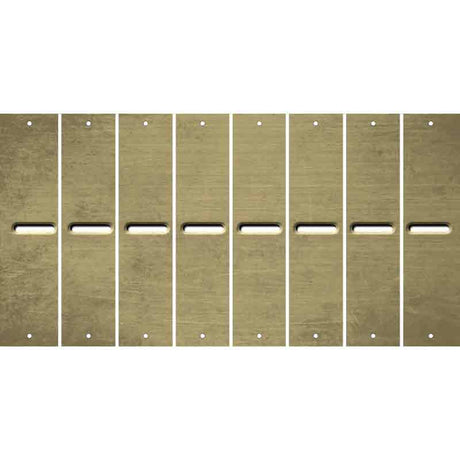 Gold Oil Rubbed Cut Fun Strips (Set of 8) /