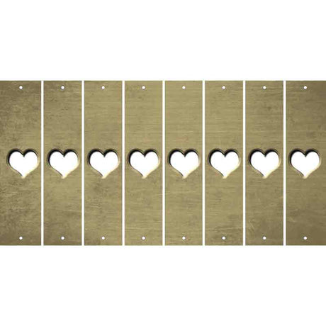 Gold Oil Rubbed Cut Fun Strips (Set of 8) ?