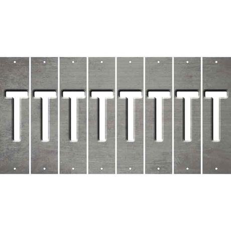 Gray Oil Rubbed Cut Fun Strips (Set of 8) U