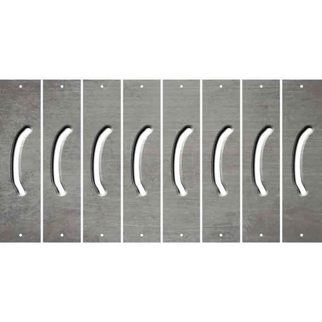 Gray Oil Rubbed Cut Fun Strips (Set of 8) )