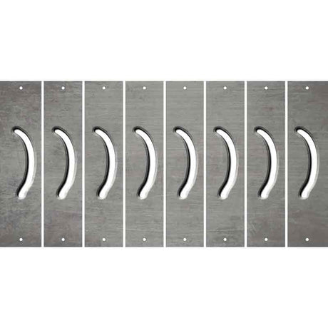 Gray Oil Rubbed Cut Fun Strips (Set of 8) 2ND AMENDMENT
