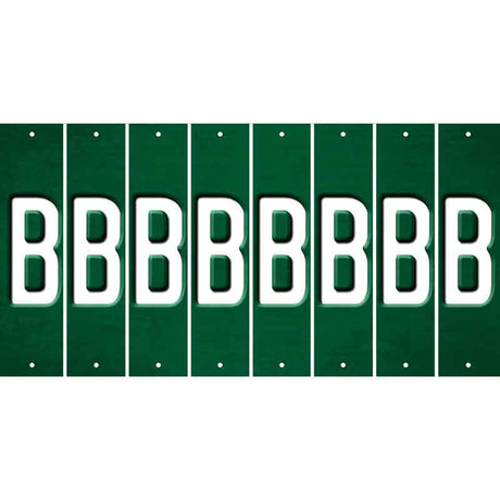 Green Oil Rubbed Cut Fun Strips (Set of 8) C