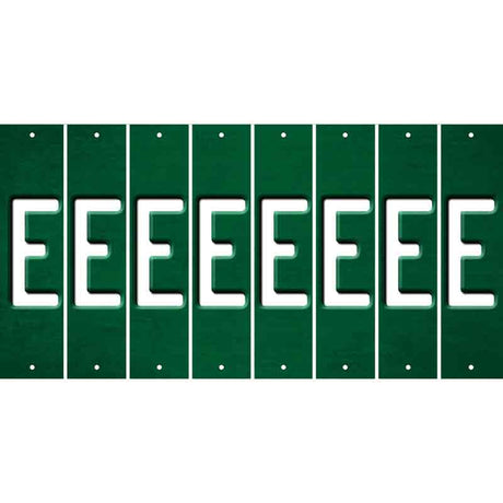 Green Oil Rubbed Cut Fun Strips (Set of 8) F