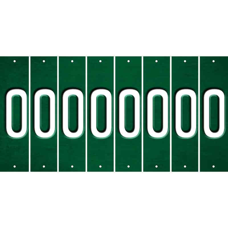 Green Oil Rubbed Cut Fun Strips (Set of 8) 1