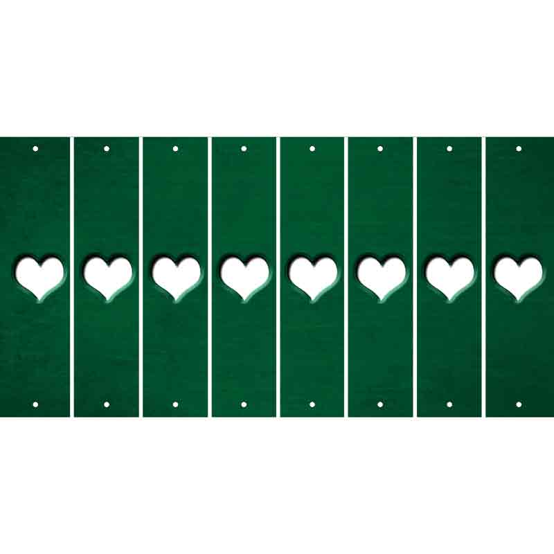 Green Oil Rubbed Cut Fun Strips (Set of 8) ?