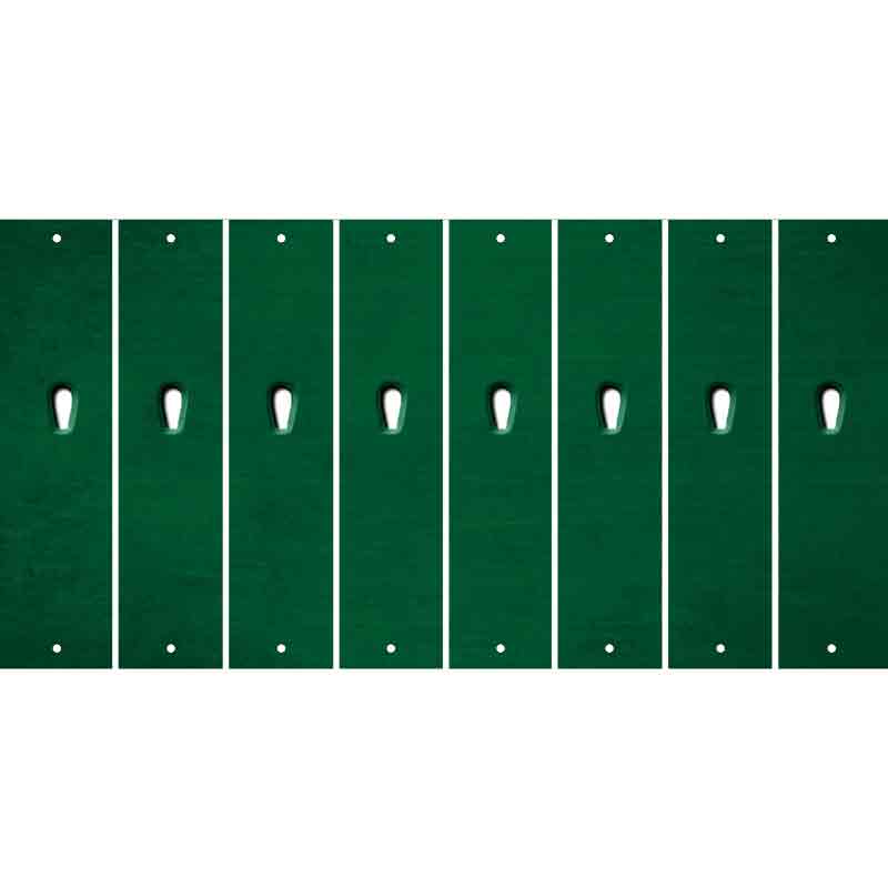 Green Oil Rubbed Cut Fun Strips (Set of 8) $