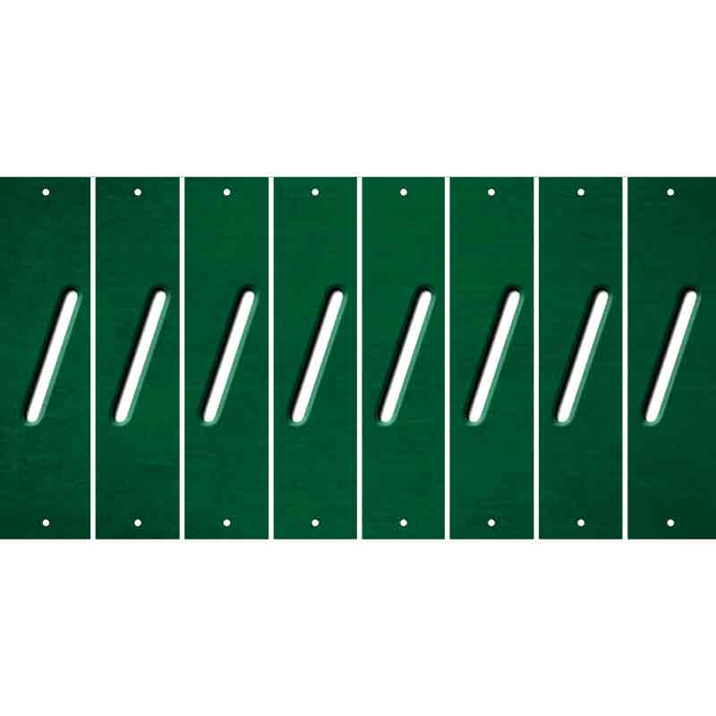 Green Oil Rubbed Cut Fun Strips (Set of 8) (