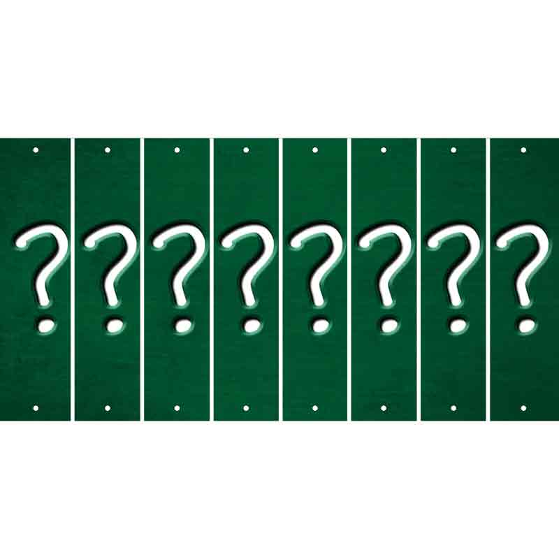 Green Oil Rubbed Cut Fun Strips (Set of 8) %