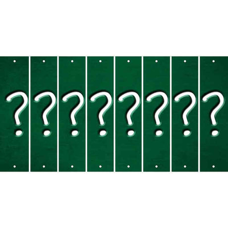 Green Oil Rubbed Cut Fun Strips (Set of 8) %