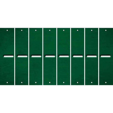 Green Oil Rubbed Cut Fun Strips (Set of 8) /