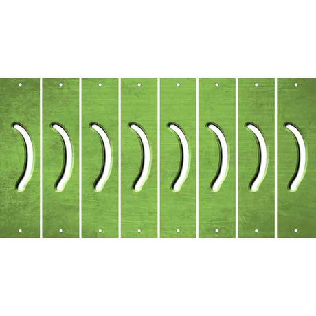 Lime Green Oil Rubbed Cut Fun Strips (Set of 8) 2ND AMENDMENT