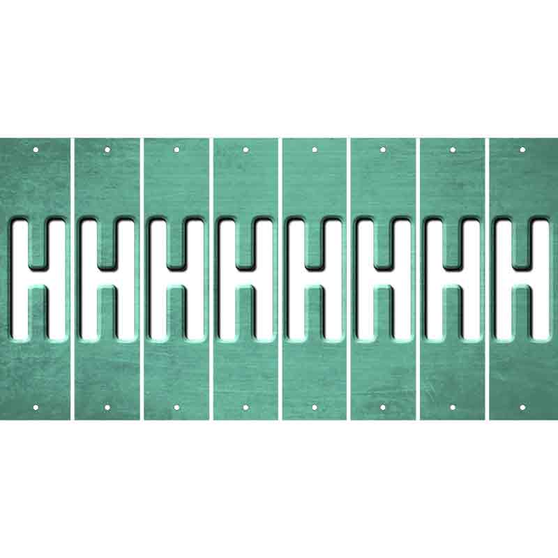 Mint Oil Rubbed Cut Fun Strips (Set of 8) I