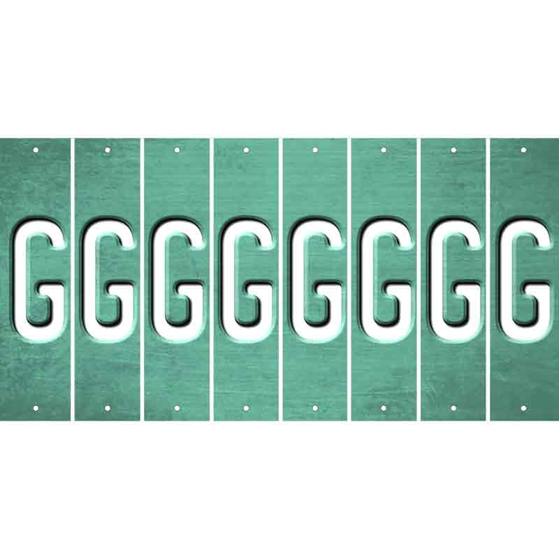 Mint Oil Rubbed Cut Fun Strips (Set of 8) H