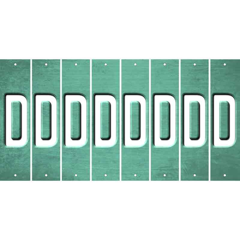 Mint Oil Rubbed Cut Fun Strips (Set of 8) E