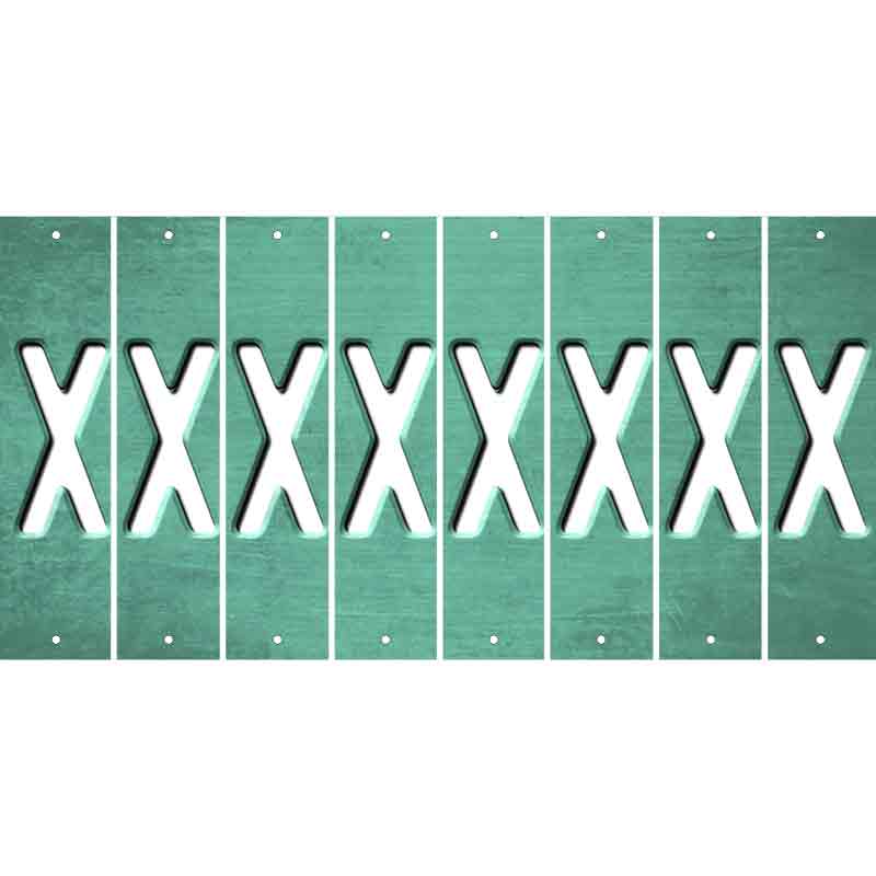 Mint Oil Rubbed Cut Fun Strips (Set of 8) Y