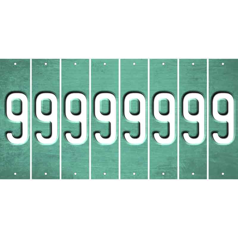 Mint Oil Rubbed Cut Fun Strips (Set of 8) BLANK