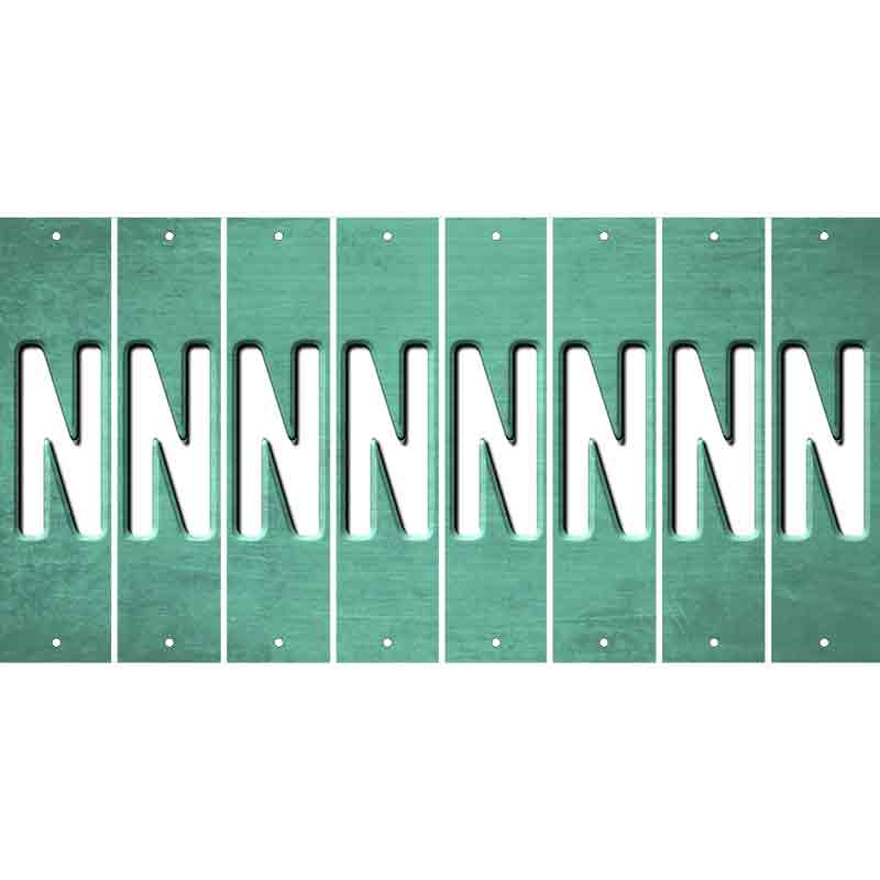 Mint Oil Rubbed Cut Fun Strips (Set of 8) O