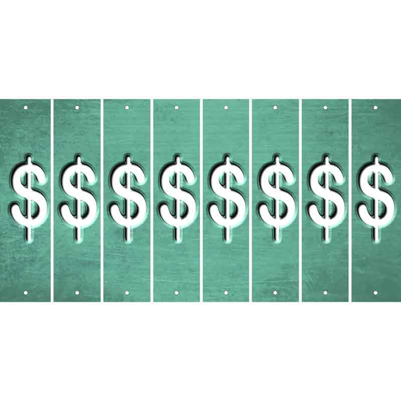 Mint Oil Rubbed Cut Fun Strips (Set of 8) #