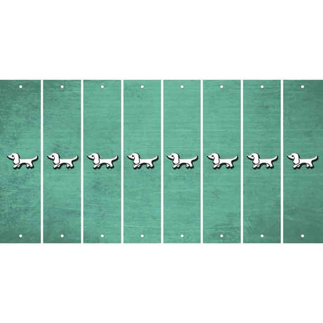 Mint Oil Rubbed Cut Fun Strips (Set of 8) DOG
