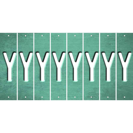 Mint Oil Rubbed Cut Fun Strips (Set of 8) Z