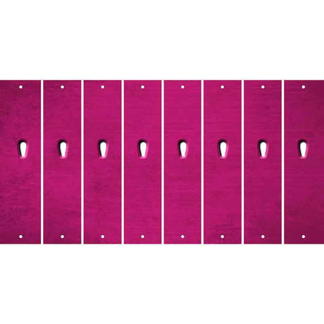 Pink Oil Rubbed Cut Fun Strips (Set of 8) $