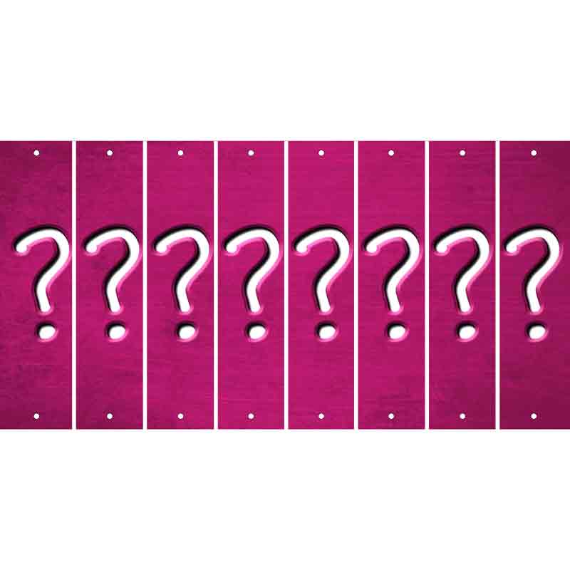 Pink Oil Rubbed Cut Fun Strips (Set of 8) %