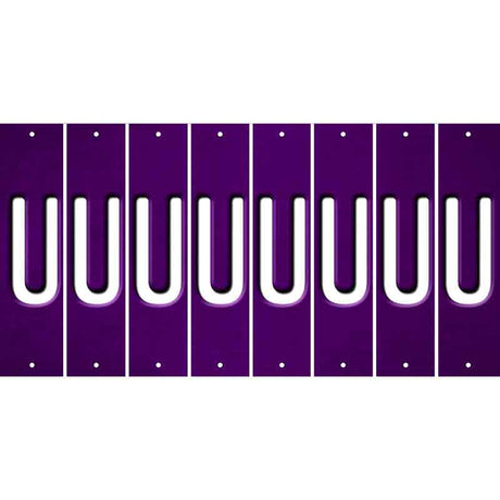 Purple Oil Rubbed Cut Fun Strips (Set of 8) V