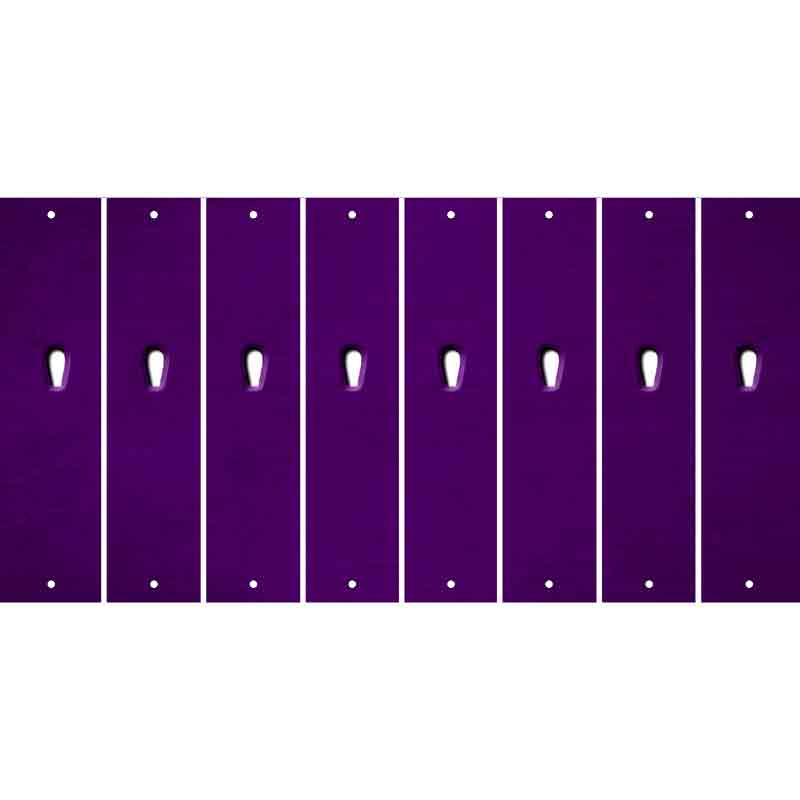 Purple Oil Rubbed Cut Fun Strips (Set of 8) $