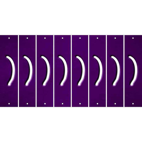Purple Oil Rubbed Cut Fun Strips (Set of 8) 2ND AMENDMENT