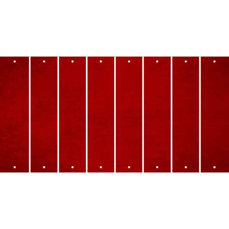 Red Oil Rubbed Cut Fun Strips (Set of 8) '