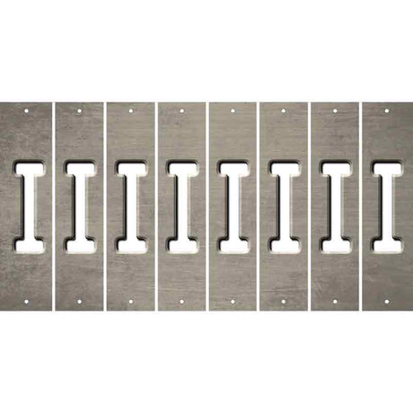 Tan Oil Rubbed Cut Fun Strips (Set of 8) J