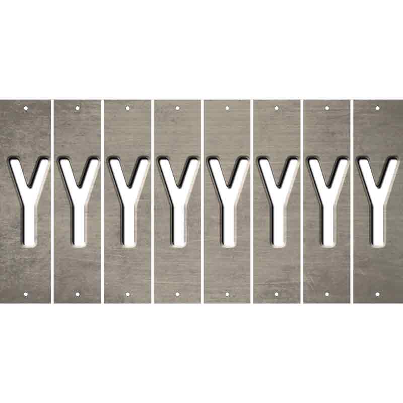 Tan Oil Rubbed Cut Fun Strips (Set of 8) Z