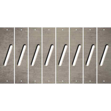Tan Oil Rubbed Cut Fun Strips (Set of 8) (