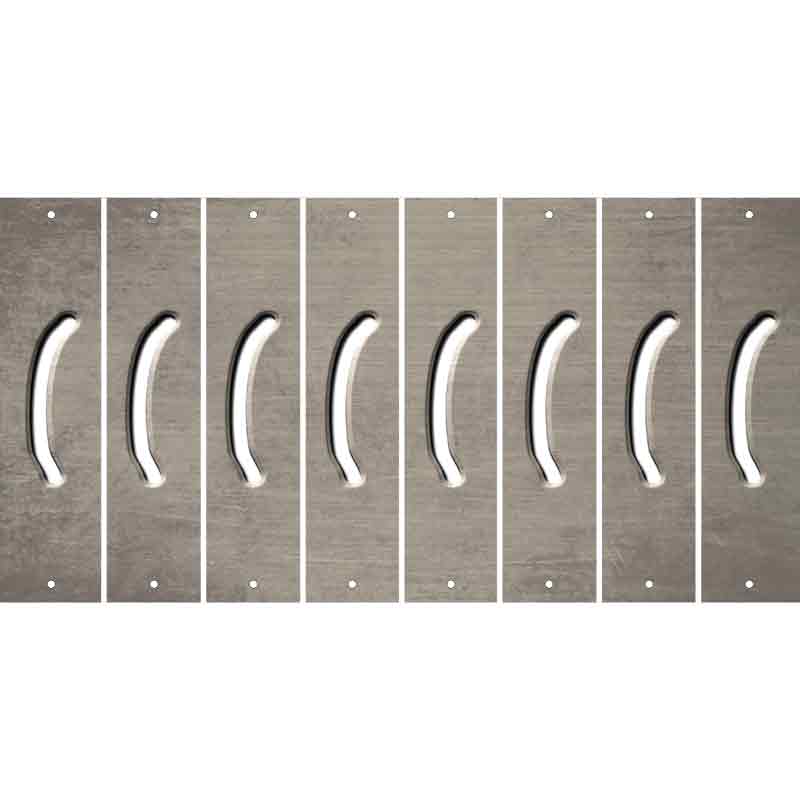 Tan Oil Rubbed Cut Fun Strips (Set of 8) )