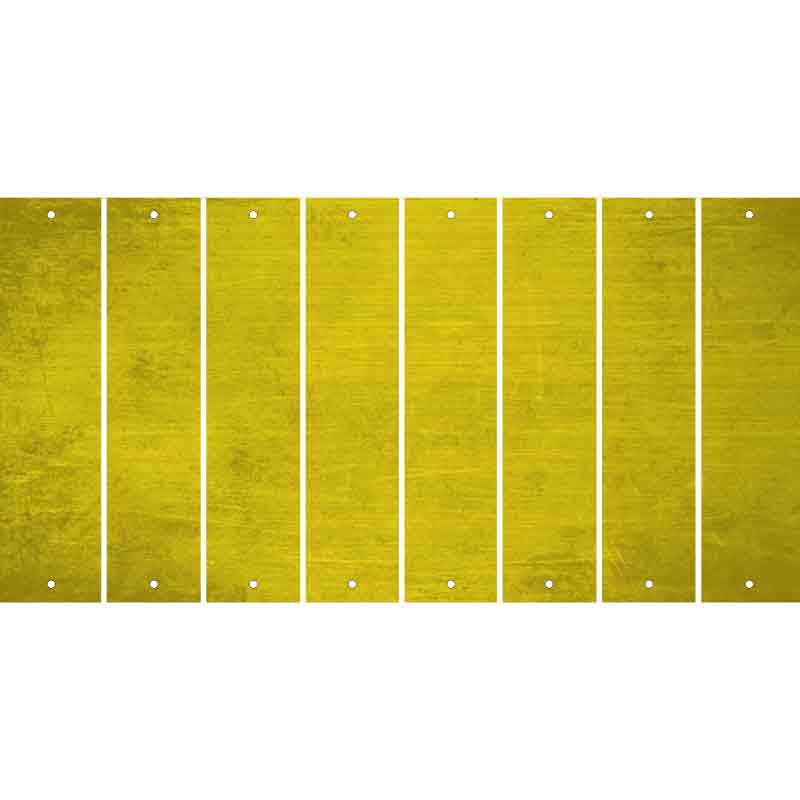 Yellow Oil Rubbed Cut Fun Strips (Set of 8) '