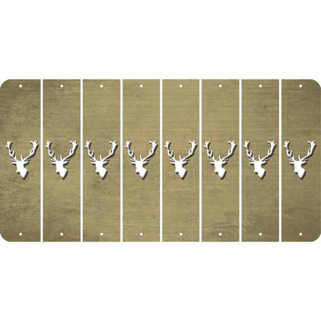 Gold Oil Rubbed Cut Fun Strips (Set of 8) ELK