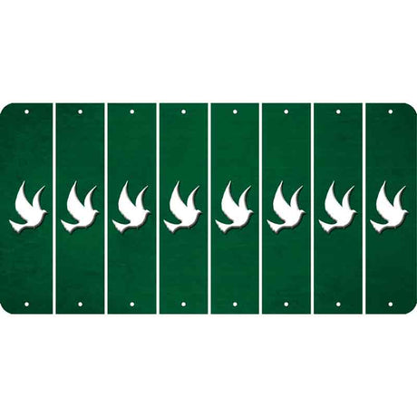 Green Oil Rubbed Cut Fun Strips (Set of 8) DOVE