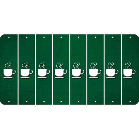 Green Oil Rubbed Cut Fun Strips (Set of 8) COFFEE MUG