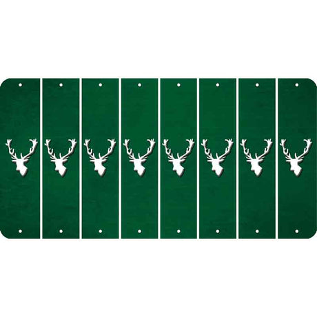 Green Oil Rubbed Cut Fun Strips (Set of 8) ELK