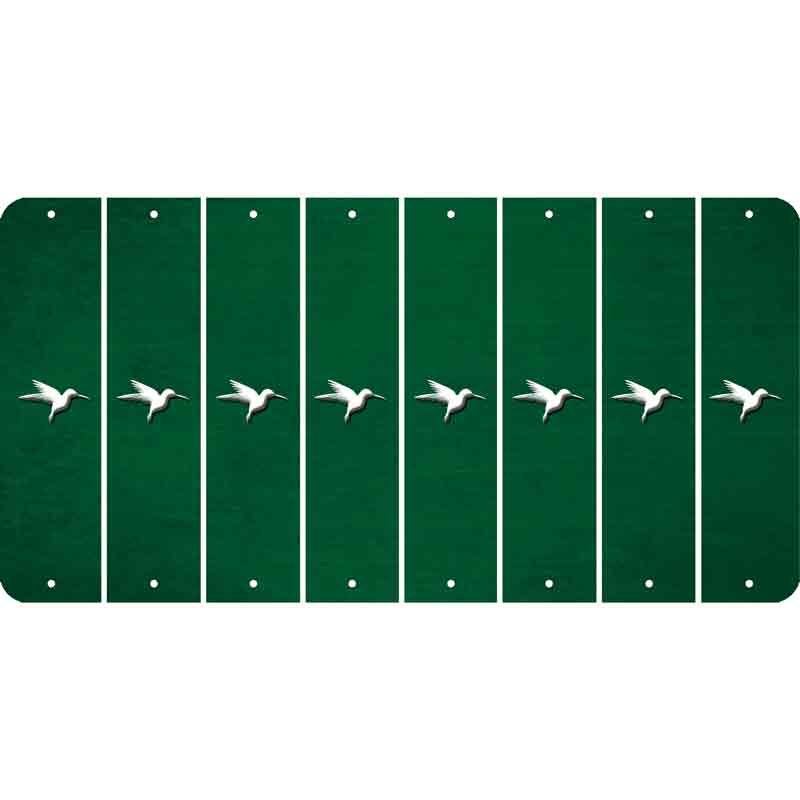 Green Oil Rubbed Cut Fun Strips (Set of 8) HUMMINGBIRD