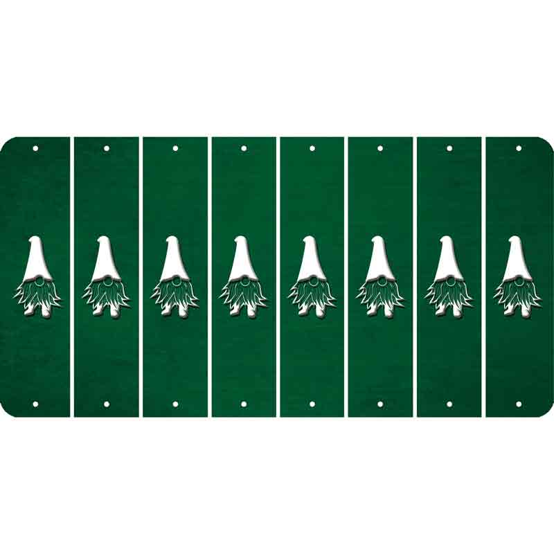 Green Oil Rubbed Cut Fun Strips (Set of 8) GNOME