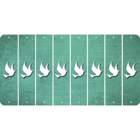 Mint Oil Rubbed Cut Fun Strips (Set of 8) DOVE