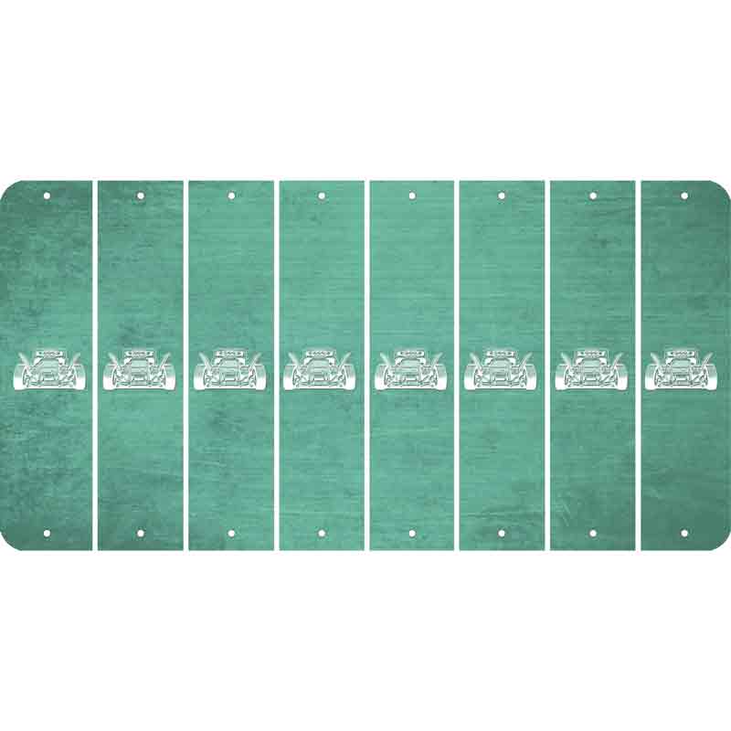 Mint Oil Rubbed Cut Fun Strips (Set of 8) HOT ROD