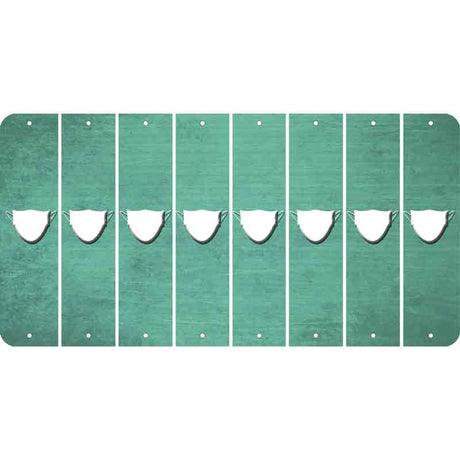 Mint Oil Rubbed Cut Fun Strips (Set of 8) MASK